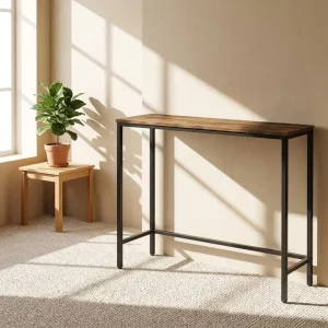 Modern Minimalist Metal Console Table for Entryway Foyer Hotel & Living Room Stable & Durable Storage Decoration