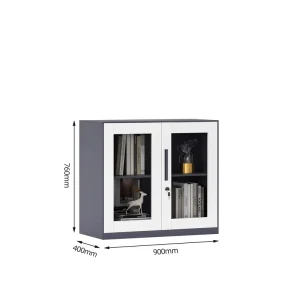 Modern Minimalist Metal Filing Cabinet with Clean Aesthetic Perfect for Contemporary Office Decor