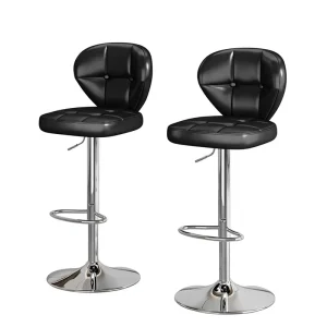 Modern Minimalist Metal Frame Height Adjustable Rotatable Non Foldable Bar Stool Home Commercial Use Light Luxury Reception