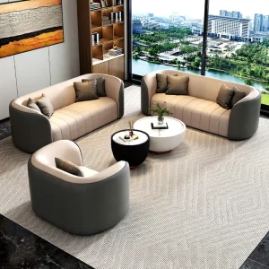 Modern Minimalist Nordic Style Hotel Lobby Reception Negotiation Beauty Salon Sofa Set Business Reception Leisure Sofa