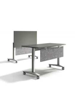 Modern Minimalist Portable Space Saving Versatile Folding Wooden Conference Training Tables for Event and Meeting Spaces