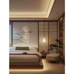 Modern Minimalist Solid Wood Hotel Bedroom Suite with Durable Design for Single Double Rooms