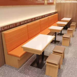 Modern Minimalist Solid Wood Restaurant Table and chair Set for Cafe Dessert Bubble Tea Shops Commercial Use