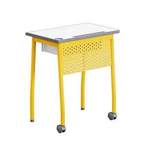 Modern Minimalist Steel Training Table Movable School Desks for Training Courses No Odor Customizable in Batches