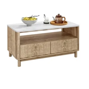 Modern Minimalist Style Living Room Furniture Wooden Coffee Table for Home Use Sofa Side Center Table