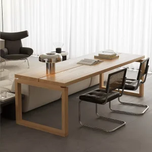 Modern Minimalist Style Simple Design Solid Wood Office Desk Work Table for Reading Writing Office Use