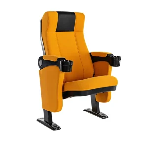 Modern Minimalist Theater Furniture Church Auditorium Cinema Classroom Lecture Hall Conference Studio Foldable Cup Holders