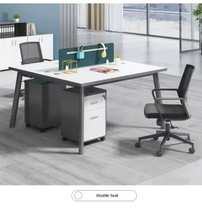 Modern Minimalist Three Sizes White Office Desk Workstation Desk for Company