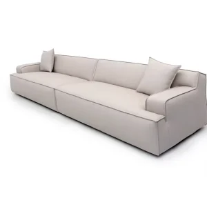 Modern Minimalist White Reclining L Shape Corner Sofa Set with Light Luxury Design for Hotels Villas and Living Rooms