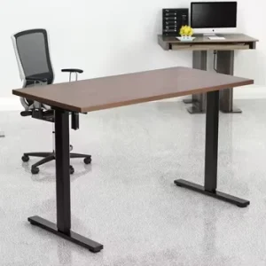 Modern Minimalist Wooden Electric Lifting Desk with 720-1170mm Intelligent Height Adjustment Workstation Office Desk