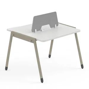 Modern Modular 2 4 Person Office Workstation Desk with Partition Screen for Open Plan Office Furniture System