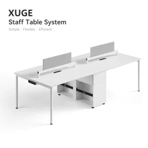 Modern Modular 4 6 8 Person Wooden Office Workstation with Soundproof Panel Cubicle Partitions Explore Workspace