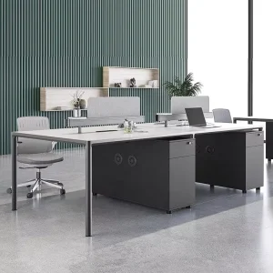Modern Modular Coworking Office Furniture Open Work Space Office Work Station for 2 4 6 People