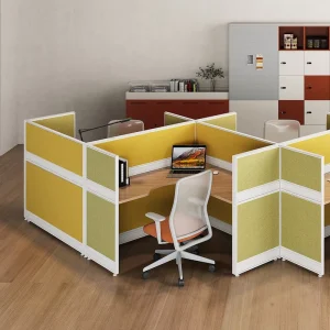 Modern Modular Design Workstation Cubicle for Open Office Hospital and School Use with Customizable Size