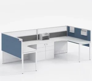 Modern Modular Desk Work Partition Cubicle Set Office Furniture Fabric Workstation Flexible Installation for Office Building