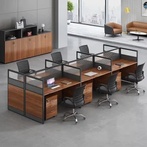 Modern Modular Executive Office Desk Wood Frame 25MM Thickness Commercial Use Factory Direct Sale School Office