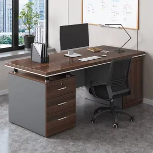 Modern Modular Office Furniture Durable Melamine Board Workstations Multi seat Desks Staff Desks Office Building