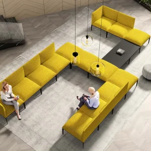 Modern Modular Office Sofa Set Fabric Design Options Commercial Office Furniture for Home Office Living Room Dining Hotel
