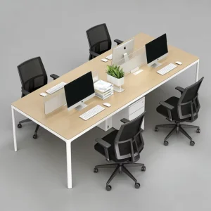 Modern Modular Office Workstation Table for 4 Person Employee Workstations Staff Computer Desk Office Workstation Desk