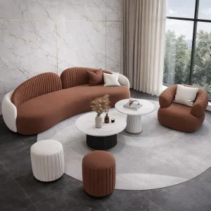 Modern Modular Sectional Reception Waiting Office Sofa Set Fabric Sponge Filled for Apartment Gym Living Room Bedroom Made China
