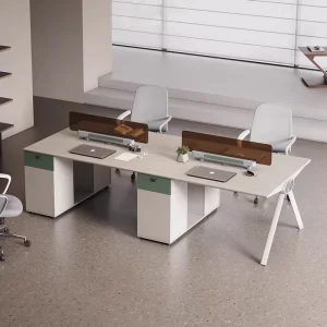 Modern Modular Standard Cubicle Office Workstation Desk 4 6 Person Capacity Durable Wood MDF for International Trade