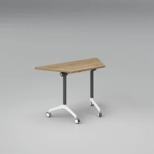 Modern Modular Tilting Training Table Nesting Folding Chairs Set Casters Heavy Duty Metal Office Conference Room Furniture