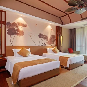 Modern Modular Wood Hotel Bedroom Furniture Set with Custom Design OEM ODM Service