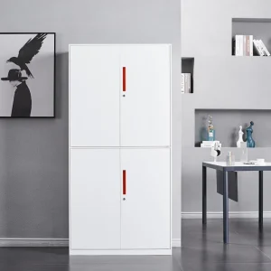 Modern Movable Adjustable Convertible 4 Door Steel Filing Cabinet Eco Friendly Large Capacity Modular Pre assembled Home School