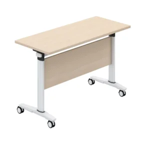 Modern Movable Foldable Metal Training Room Desk Easy to Assemble School Office Furniture Wheels Panel Wood Style Table Frame