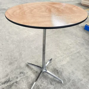 Modern Multi Functional Plywood Bar Banquet Cocktail Table for Hotels Weddings Dining Events Parties Outdoor Indoor
