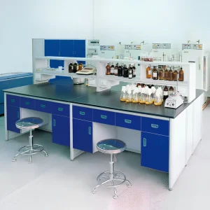 Modern Multi functional School Furniture Lab Furniture Chemical Physics Laboratory Bench Table with Lab Chair