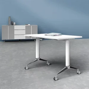 Modern Multi functional Versatile Mobile Table with Wheels Foldable and Portable Office Desk Conference Table Freely Assembly