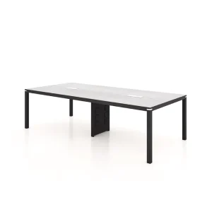Modern Multifunctional High Quality Wood Socket Wireless Design Meeting Room Conference Office Furniture Desk Table Chairs Set