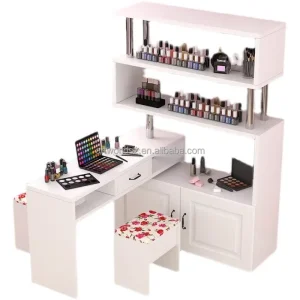 Modern Nail Table Manicure Counter Beauty Salon Shop Desk