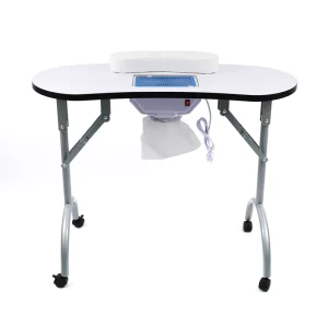 Modern Nail Table with Lamp for Beauty Salon Manicure Desk