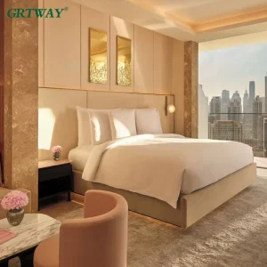 Modern New Design Luxury Hotel Furniture Dubai Style Hotel Bedroom Furniture Set