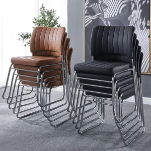 Modern New Style Ergonomic Office Chair Factory Executive Meeting Chair With Leather Material for Visiting Guests