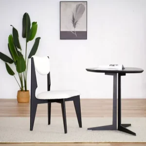 Modern Nordic Luxury Solid Wood Chairs Velvet Cushion Soft Hotel Cafe Shop Furniture for Living Room Apartment for Dining Room