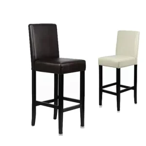 Modern Not Folded Safe Wooden Bar Stool for Hotel Commercial Use
