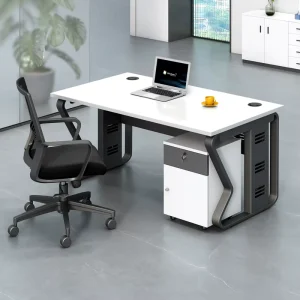 Modern Office Cubicle 2 4 Person Aluminum L Shape Modern Cubicle Office Workstation Wood Table Office Partition Desk
