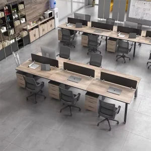 Modern Office Cubicle 2 Person Workstation Call Center Office Cubicle Work Station Staff Workstation