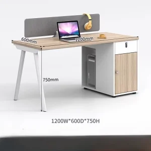Modern Office Desk Cubicle Wooden Office Desk for Workstation Easy Installation