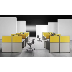 Modern Office Desk for 2 4 6 8 Open Module Divider Workstation MDF Wood Panel Office Partition Computer Workstation