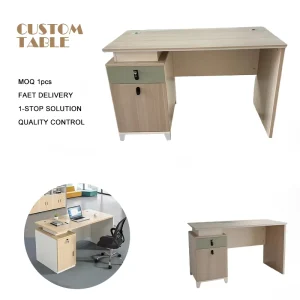 Modern Office Desk with Drawers Executive Computer Table Free Combination Business Workstation Work Desk for Home Office