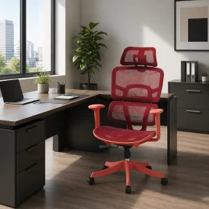 Modern Office Ergonomic Computer Swivel Chair Mesh Lumbar Support Adjustable Luxury CEO Desk Chairs Furniture Set Customization
