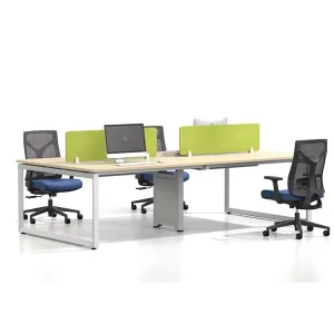 Modern Office Furniture Call Center Cubicles Modular 4 6 Seater Desk Workstation Open Space Commercial Use
