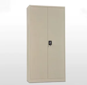 Modern Office Furniture Cupboard Knock Down Structure Frame Steel Storage Filing Cabinet With 4 Adjustable Shelves