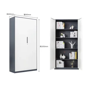 Modern Office Furniture Employee File Storage Cabinet with Door Steel Large Capacity for Home Office