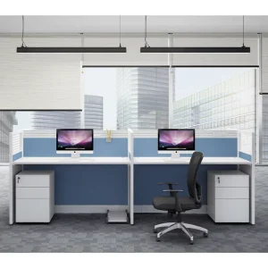 Modern Office Furniture L Shape Office Computer Table Modular Cubicle Office Partition Desk Staff Employee Screen Workstation