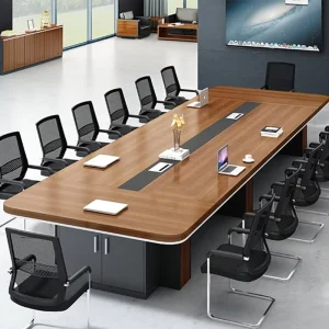 Modern Office Furniture Luxury Wooden Conference Table High Quality Meeting Table for High End Corporate Meeting Room